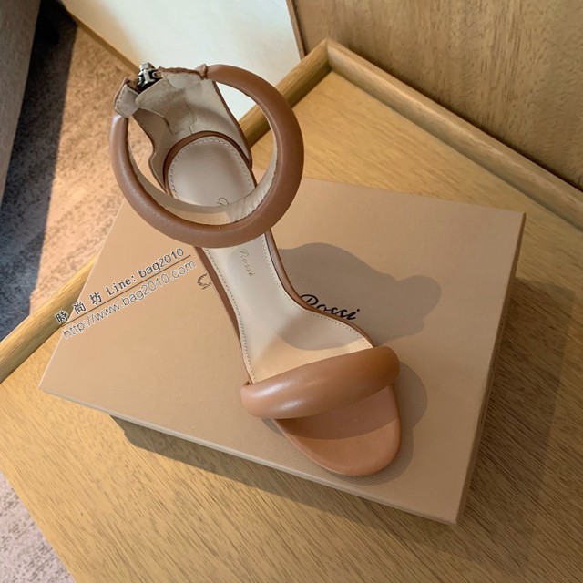 Gianvito Rossi專櫃款一字帶涼鞋 定制羊皮女士拖鞋 dx3601